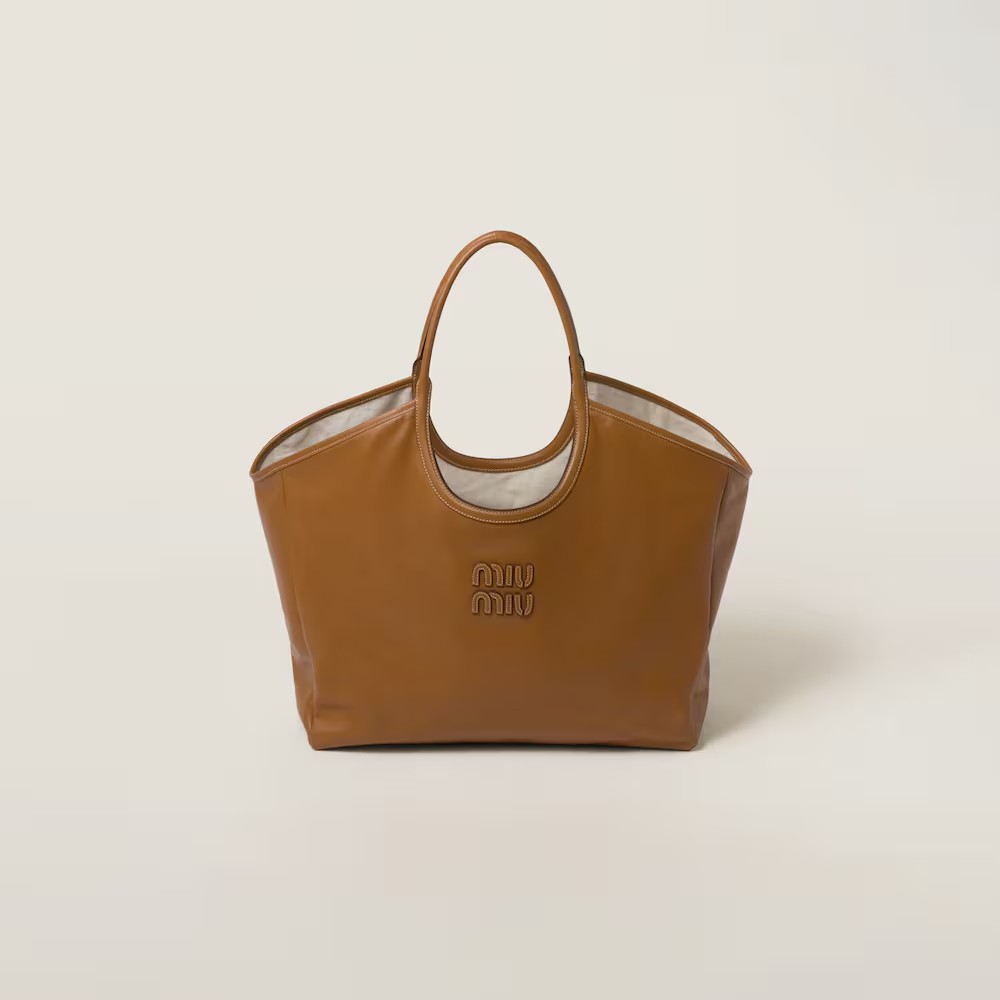 DM_20260106173711_001 IVY Leather Handbag Cognac color - Image 1
