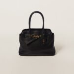 Aventure Nappa Leather Handbag Black