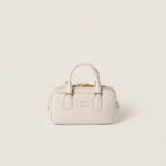Arcadie Leather Small Handbag White