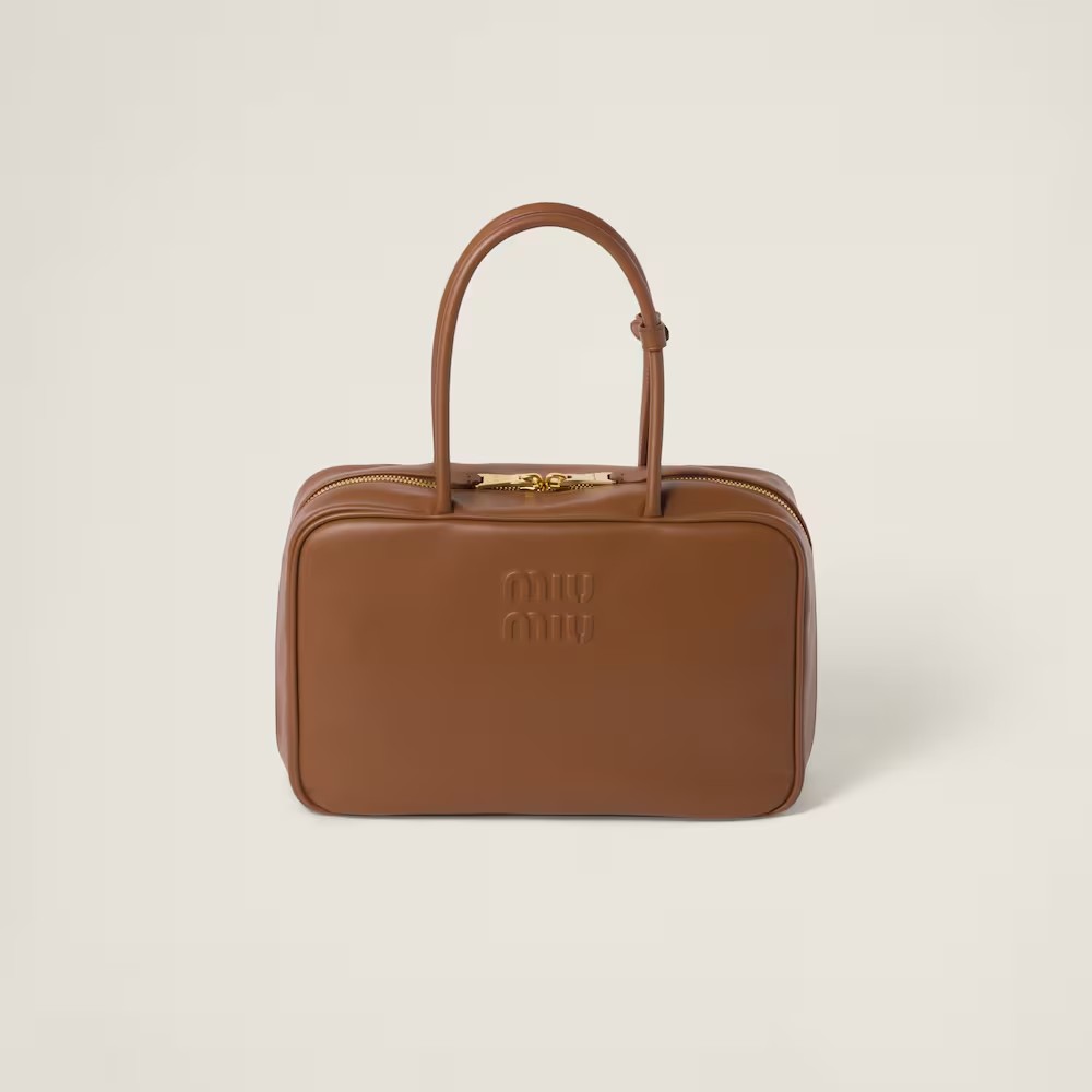 DM_20260106190402_001 Leather Beau Handbag Cognac color - Image 1