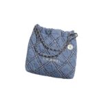 CAHEL 22 HANDBAG DENIM BULE