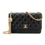 CHANEL 23S CAMELLIA ADJUSTING BUCKLE FLAP BAG WOC