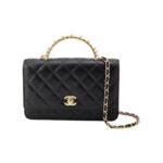 CHANEL WALLET ON CHAIN WITH TOP HANDLE