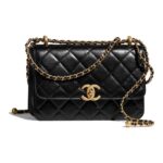 CHANEL FLAP BAG GOLD BALLS