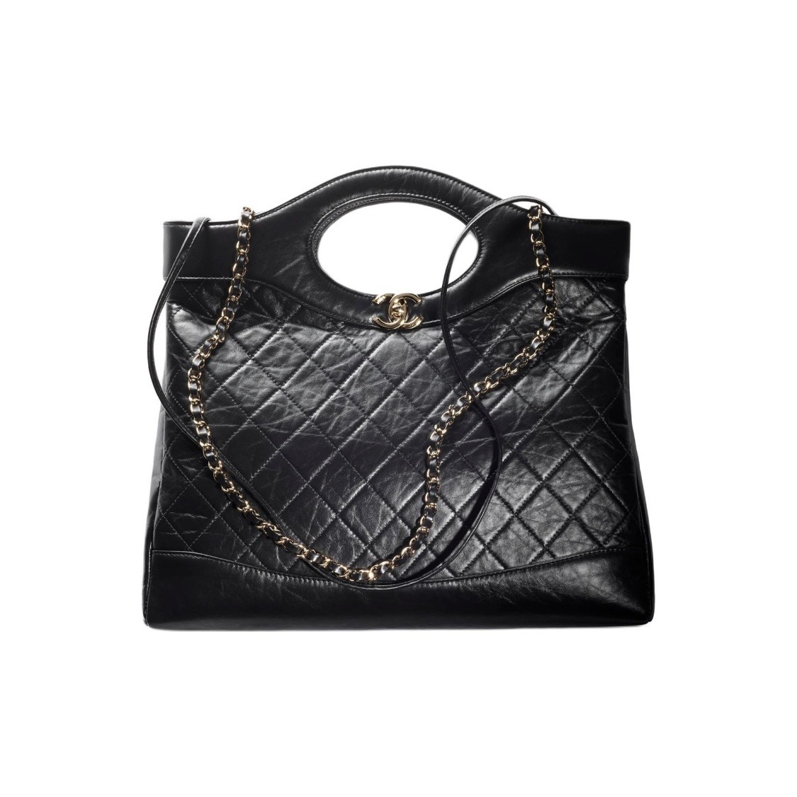 DM_20260119211314_003 CHANEL 31 LARGE SHOPPING BAG SHINY CRUMPLED CALFSKIN - Image 1