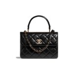 CHANEL CLASSIC TRENDY BAG WITH TOP HANDEL